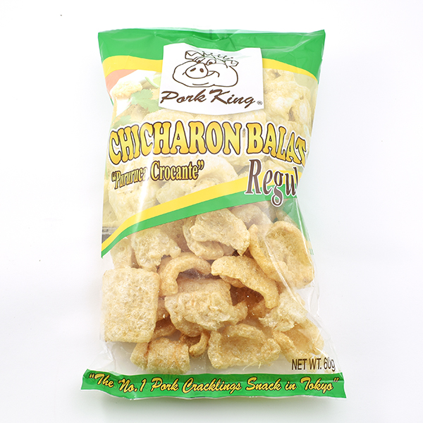 Pork King Chicharon Balat Hot & Vinegar 60g - Akabane Bussan